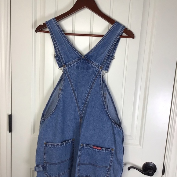 Vintage Y2K Unionbay Denim Carpenter Overalls Size Medium. - Picture 10 of 11